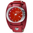 REPLAY analogico ovalado piel-rojo