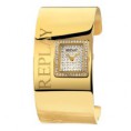 REPLAY analogico armys brazalete-PVD dorado
